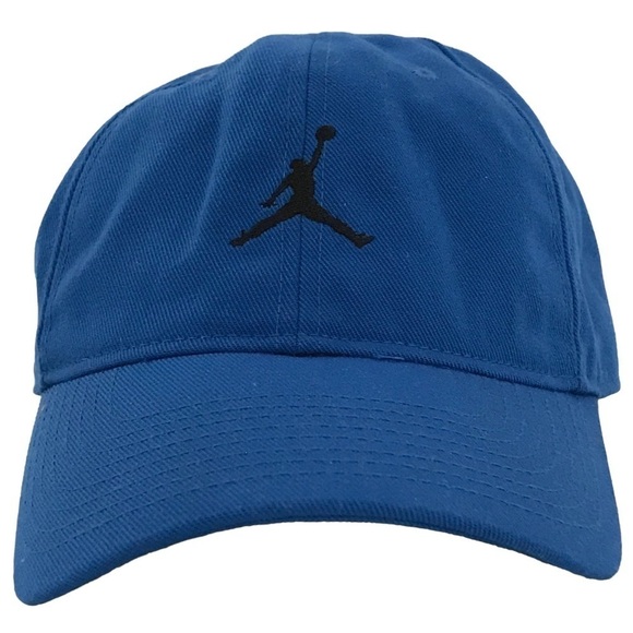 Michael Jordan Jumpman Adjustable Clasp Blue Ball Cap - Picture 1 of 16